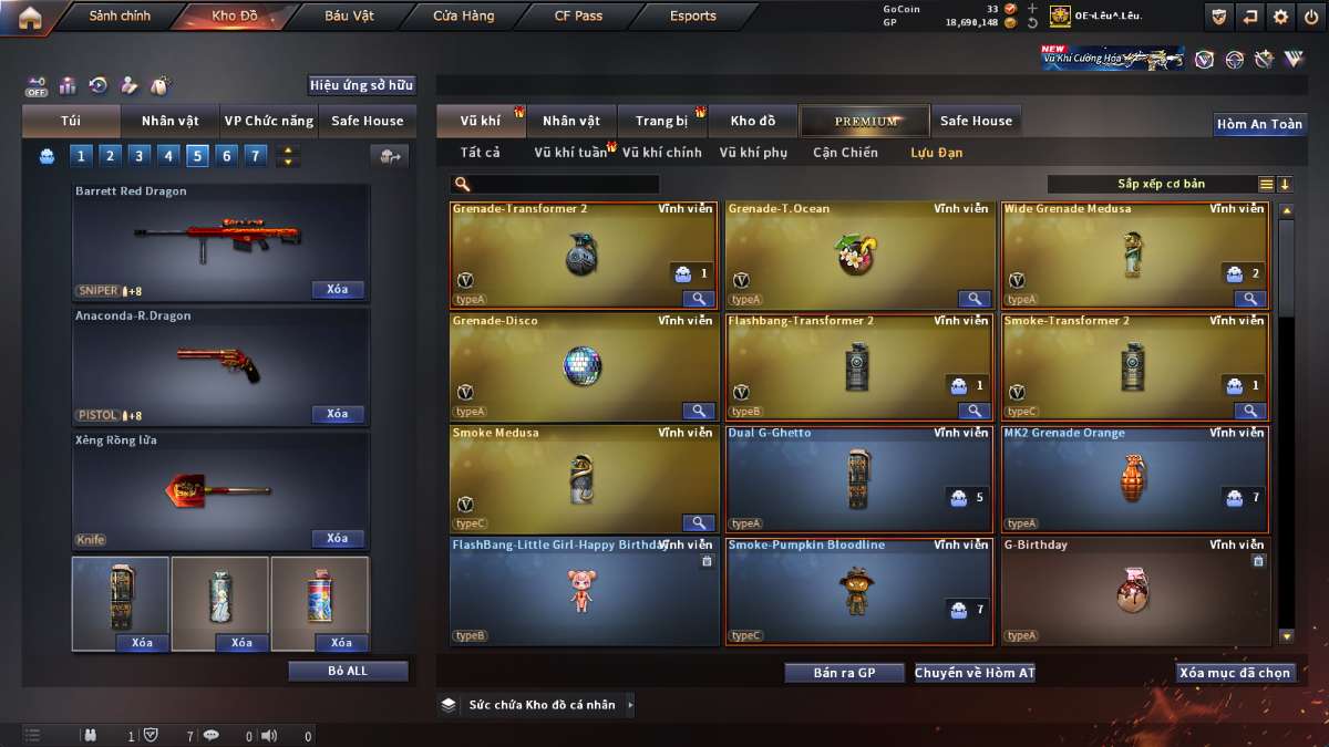 shop acc cf uy tin gia re